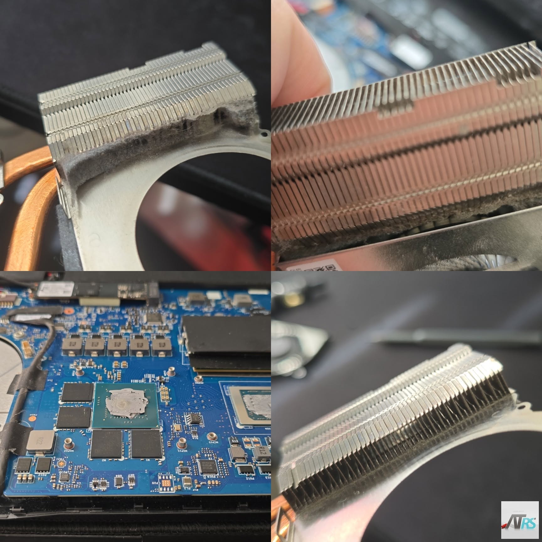 Laptop dust cleaning — breathing like new.