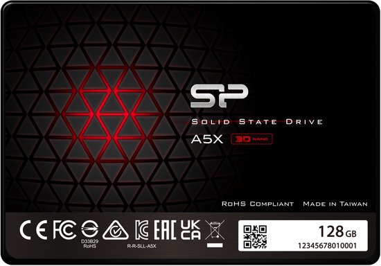 Silicon Power - Ace A5X - 128GB - Interne SSD - 2,5 inch - SATA III - 3D NAND